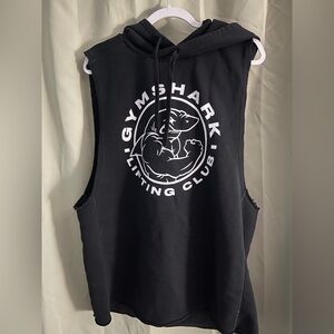 Gymshark sweater tank with hood